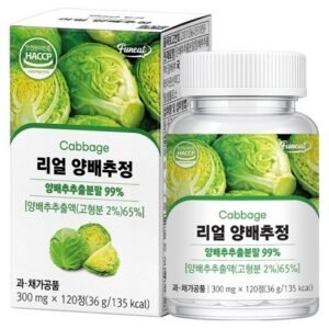 퍼니트 Cabbage 리얼 양배추정 용기와 패키지 상자